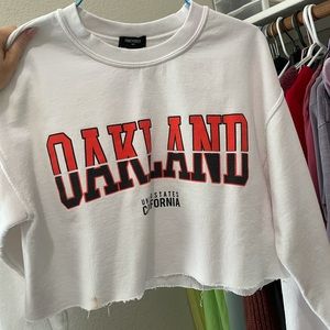 forever 21 cropped sweatshirt